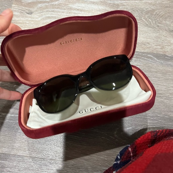 Gucci GG0034SN Glitter Black Women's Sunglasses - Picture 6 of 16